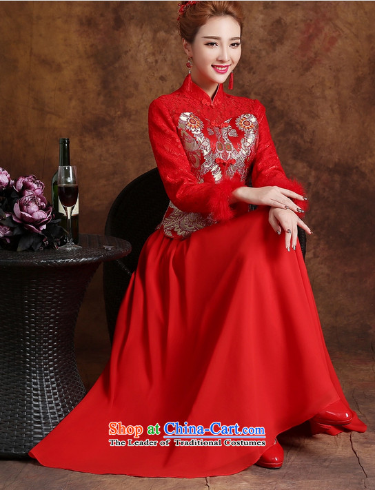 The new 2015 wedding dresses marriages cheongsam red long drink service improvement autumn and winter, Retro Spring Red 1 M picture, prices, brand platters! The elections are supplied in the national character of distribution, so action, buy now enjoy more preferential! As soon as possible.