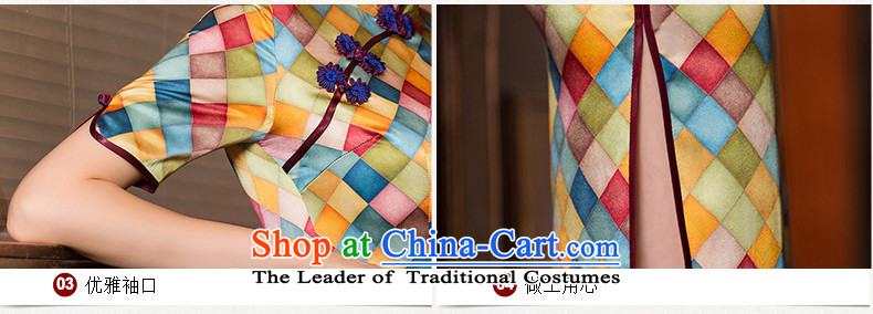 The cross-SA 7 color grid 2015 heavyweight Silk Cheongsam with retro style improvement autumn cheongsam dress new herbs extract, Ms. cuff HY657 LATTICED L picture, prices, brand platters! The elections are supplied in the national character of distribution, so action, buy now enjoy more preferential! As soon as possible.