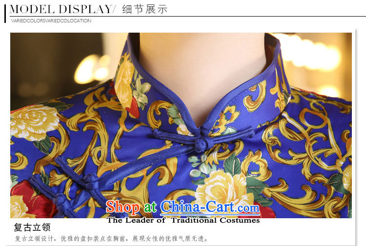 Leung Ching-day of nostalgia for the improvement of micro-Sau San in cuff Silk Cheongsam. The forklift truck low double company banquet dress performances services golden years L picture, prices, brand platters! The elections are supplied in the national character of distribution, so action, buy now enjoy more preferential! As soon as possible.