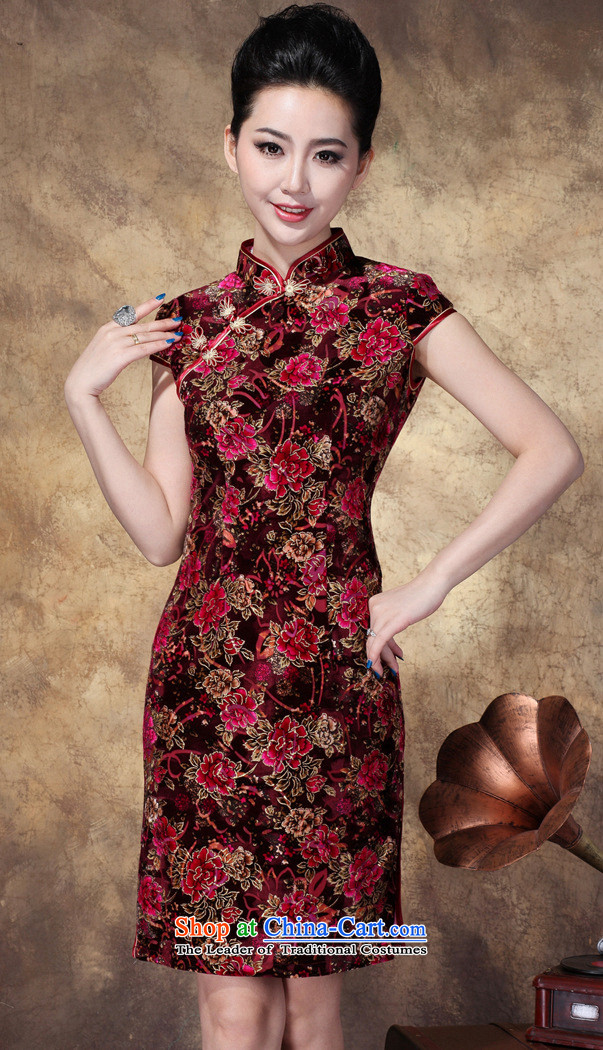 The Secretary for Health related shops * autumn and winter stylish Sau San modal long folder cheongsam dress Daily dinner show qipao gown figure XXL picture, prices, brand platters! The elections are supplied in the national character of distribution, so action, buy now enjoy more preferential! As soon as possible.