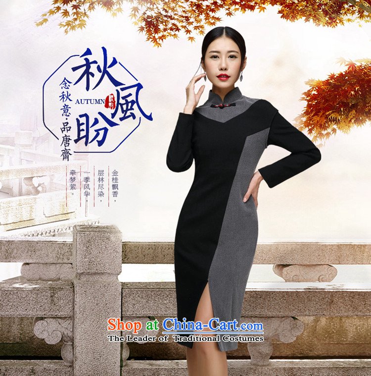 No. of autumn and winter qipao Tang Ramadan 2015 Ms. new long-sleeved retro cheongsam dress photo color M brand, prices, picture platters! The elections are supplied in the national character of distribution, so action, buy now enjoy more preferential! As soon as possible.
