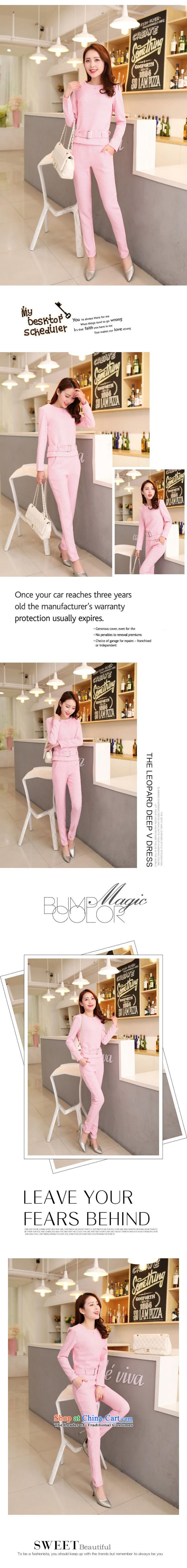 September *2015 clothes shops fall for women new stylish Korean round-neck collar long-sleeved latticed Sau San two kits lactation custom dark black and white XXL pictures, port pricing, brand platters! The elections are supplied in the national character of distribution, so action, buy now enjoy more preferential! As soon as possible.