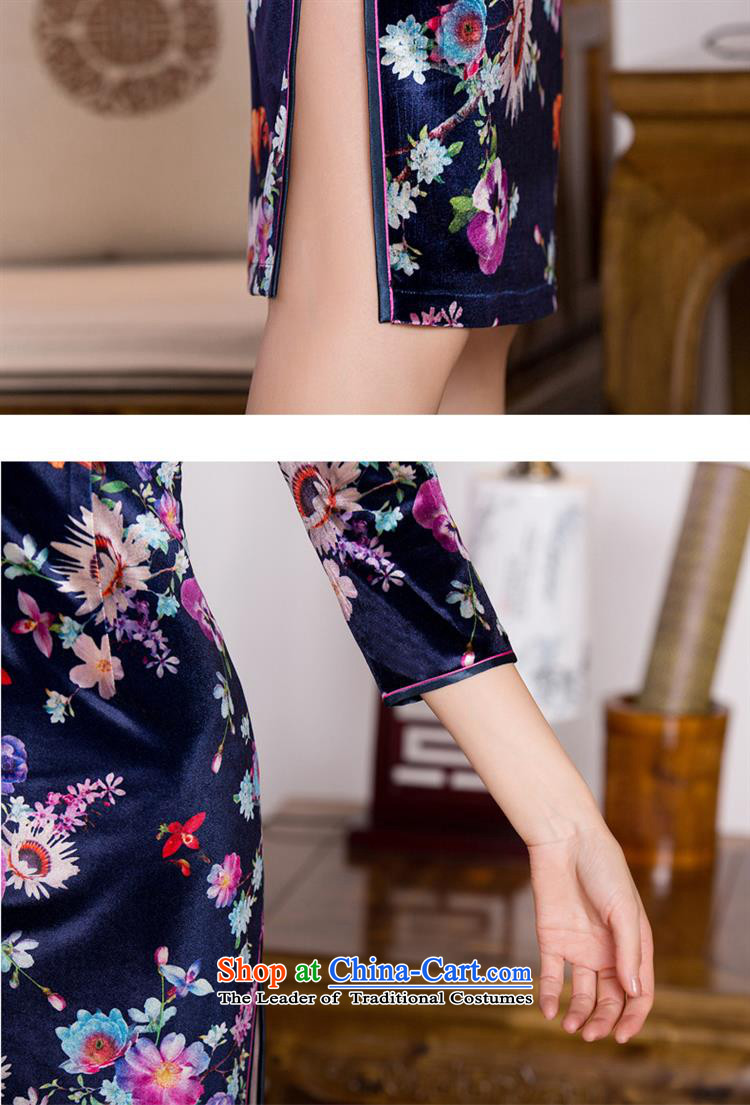 Optimize fruit shop 01061 bell in the long load mother QIPAO) scouring pads cheongsam dress cuff Kim wedding wedding large load 01061 mother L picture, prices, brand platters! The elections are supplied in the national character of distribution, so action, buy now enjoy more preferential! As soon as possible.