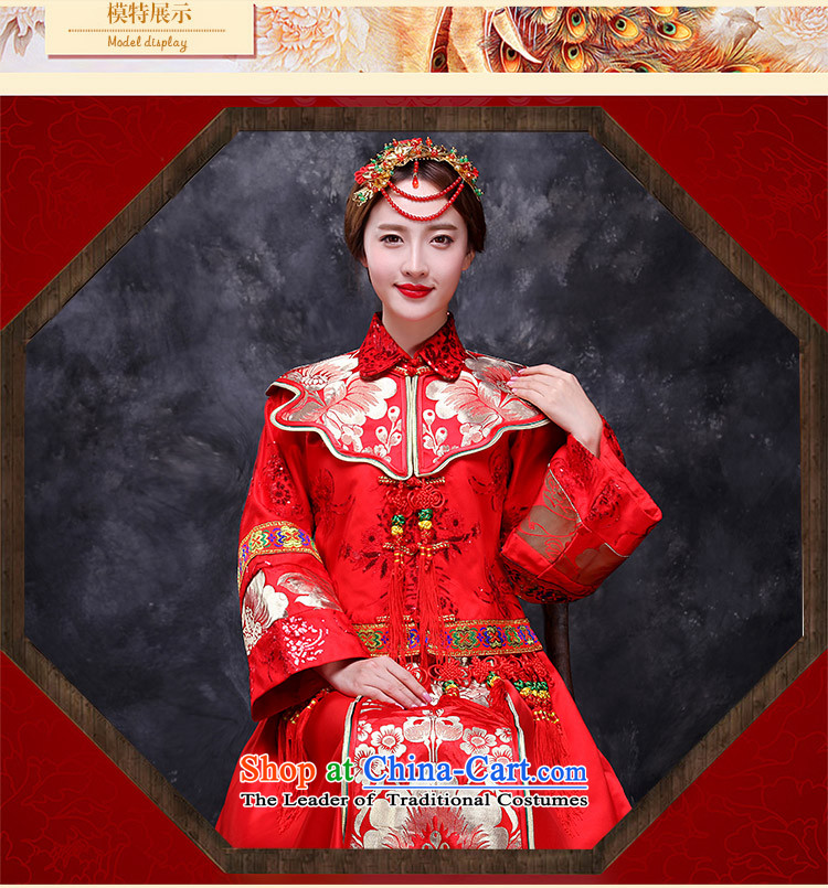 Sau Wo Service service bridal dresses Sau Wo Chinese wedding dress 2015 new red bows wedding dress retro-soo Kimono clothes set of Qipao RED M picture, prices, brand platters! The elections are supplied in the national character of distribution, so action, buy now enjoy more preferential! As soon as possible.