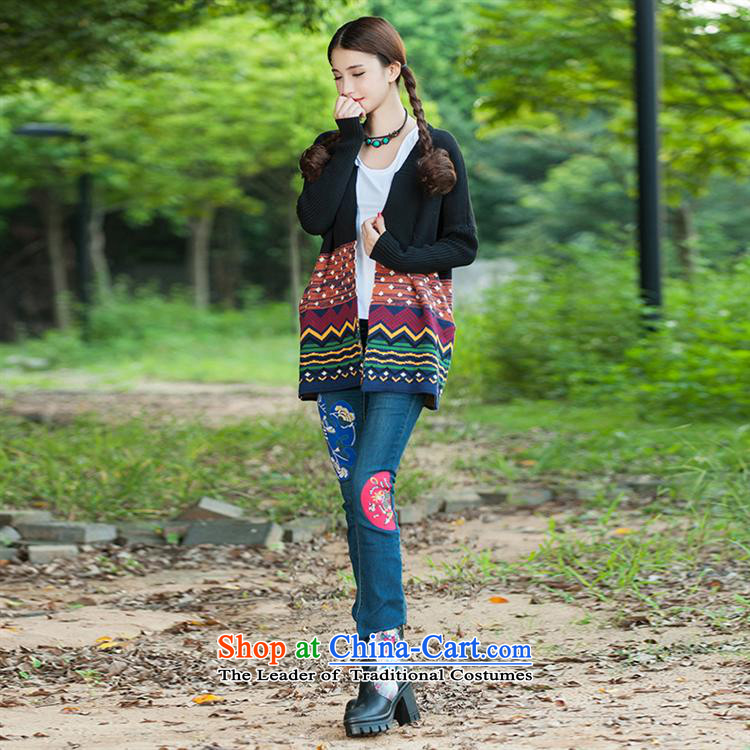 Ms Rebecca Pun stylish shops fall jackets retro jacquard large long-sleeved shirt, long, knitting cardigan female orange XL Photo, prices, brand platters! The elections are supplied in the national character of distribution, so action, buy now enjoy more preferential! As soon as possible.