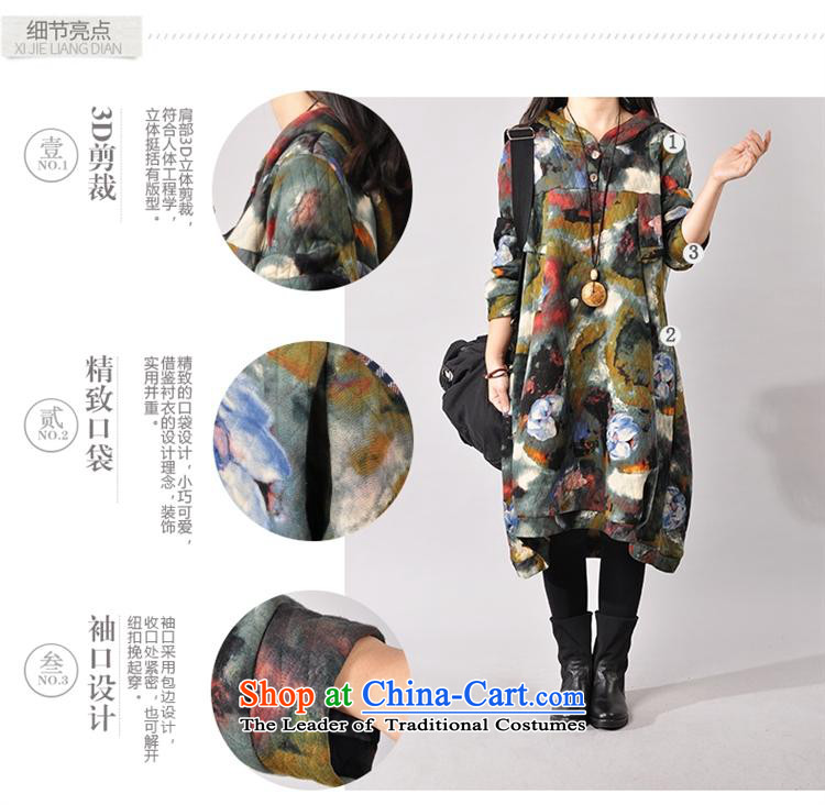 Ms Rebecca Pun stylish shops 2015 autumn and winter new Korean version of large numbers of ladies loose cap suit folder silk cotton dress red XXL picture, prices, brand platters! The elections are supplied in the national character of distribution, so action, buy now enjoy more preferential! As soon as possible.