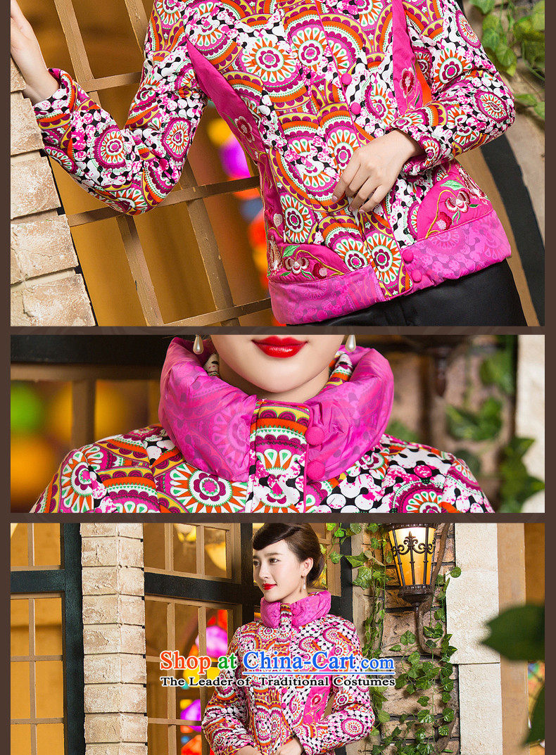 Eason Chan Tang dynasty point blouses winter coat stylish high-collar thick warm mother assemble robe cotton coat jacket in RED M picture, prices, brand platters! The elections are supplied in the national character of distribution, so action, buy now enjoy more preferential! As soon as possible.