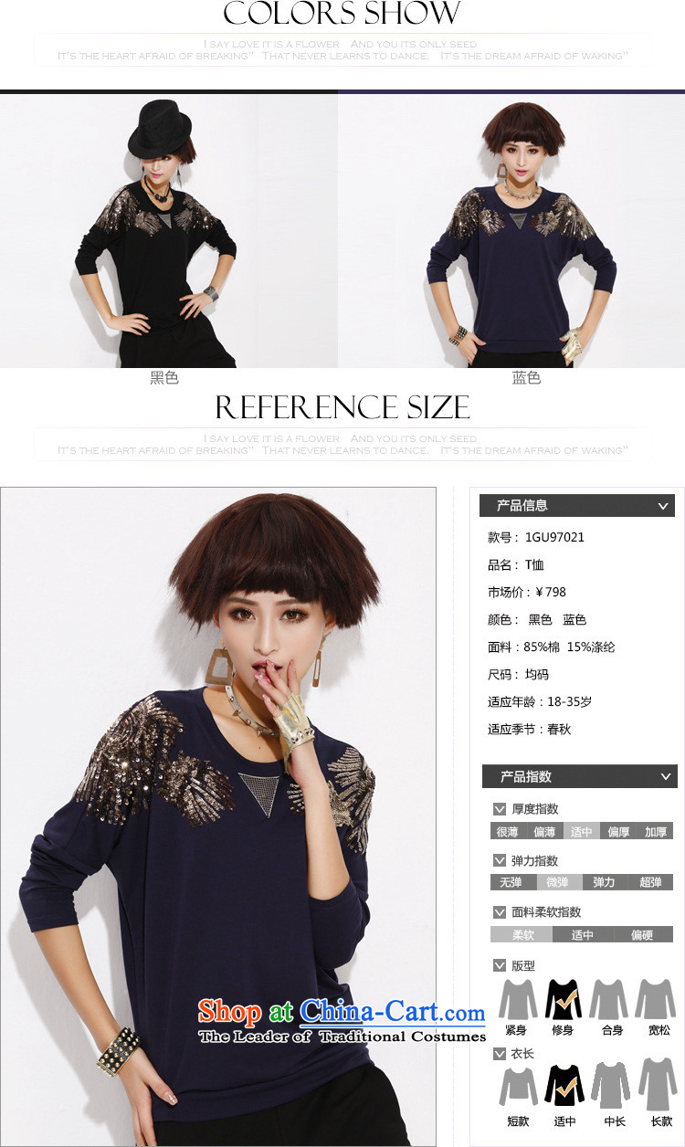 September clothes shops * long-sleeved T-shirt WOMEN FALL 2015 won t-shirt with round collar 