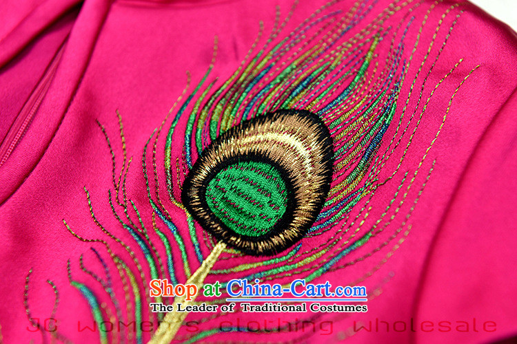 Hami 2015 autumn and winter new retro cheongsam dress daily improved peacock embroidery Sau San cheongsam dress in RED M Photo 9909, prices, brand platters! The elections are supplied in the national character of distribution, so action, buy now enjoy more preferential! As soon as possible.
