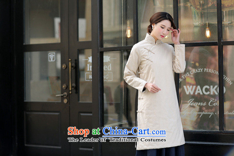 In the new kit, Tang dynasty retro collar solid-color power's cotton linen Han-long-sleeved gown is a hand-held long cotton field cotton coat beige jacket S picture, prices, brand platters! The elections are supplied in the national character of distribution, so action, buy now enjoy more preferential! As soon as possible.