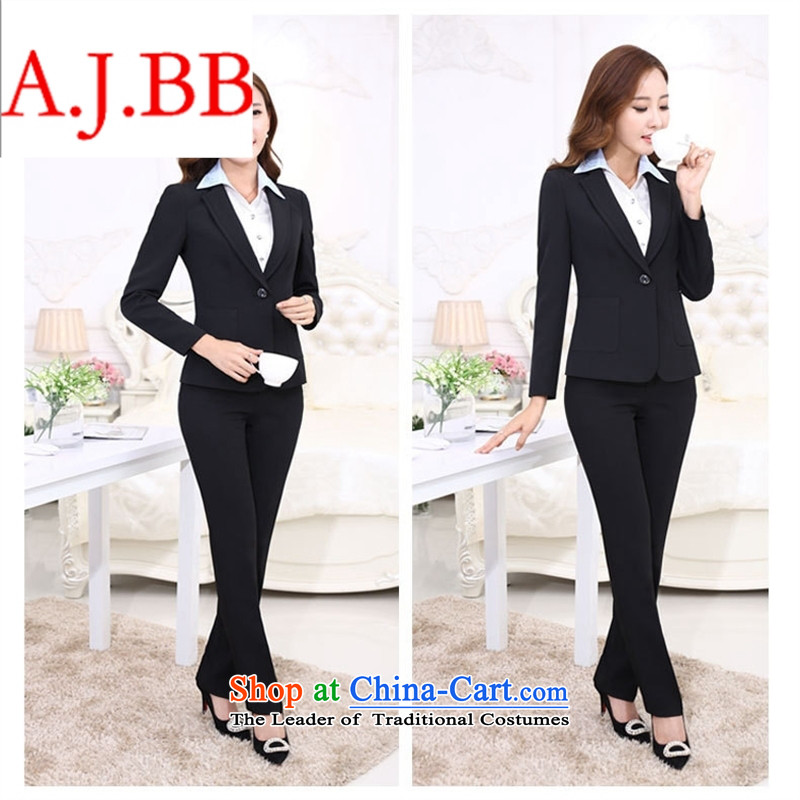 September clothes shops * autumn and winter OL suit female professional attire kit skirt kit workwear interview is 2015 hotel floor reception uniform black XXS,A.J.BB,,, shopping on the Internet