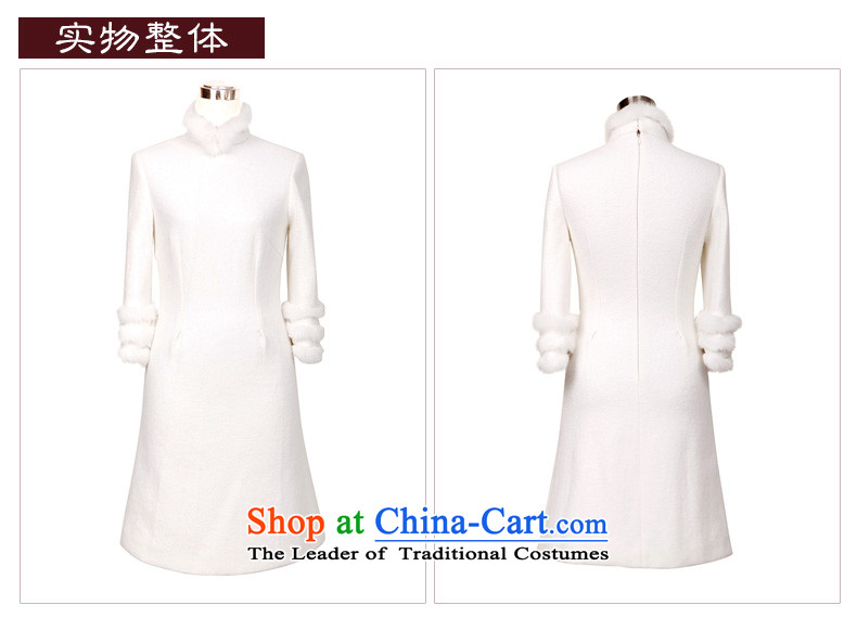 The Butterfly Lovers 2015 new autumn and winter retro style cheongsam dress daily improved gross for short-cheongsam dress white - New product pre-sale 7 days XXL picture, prices, brand platters! The elections are supplied in the national character of distribution, so action, buy now enjoy more preferential! As soon as possible.