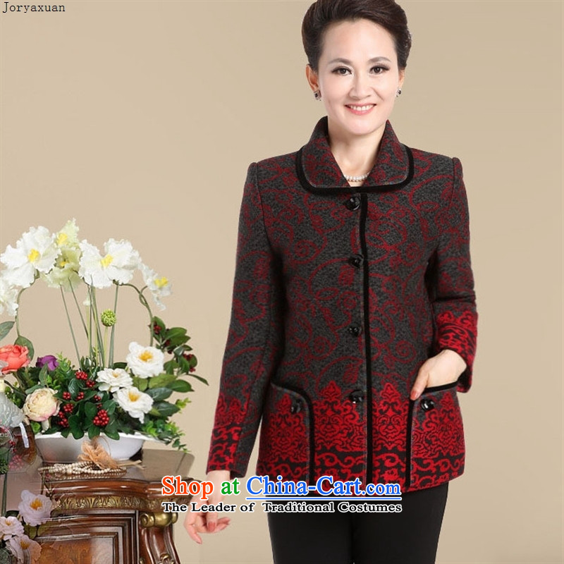 Web soft clothes spring 2015 new elderly women during the spring and autumn boxed? jacket grandma load gross winter clothing 70-80-year-old Red 3XL, Cheuk-yan xuan ya (joryaxuan) , , , shopping on the Internet