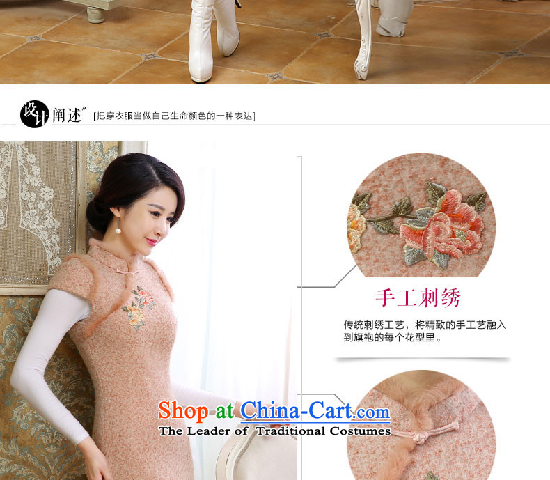 The pro-am cheongsam dress autumn and winter 2015 new improved daily maximum number of nostalgia for the folder unit of video thin Ms. short skirt pink 2XL Photo, prices, brand platters! The elections are supplied in the national character of distribution, so action, buy now enjoy more preferential! As soon as possible.
