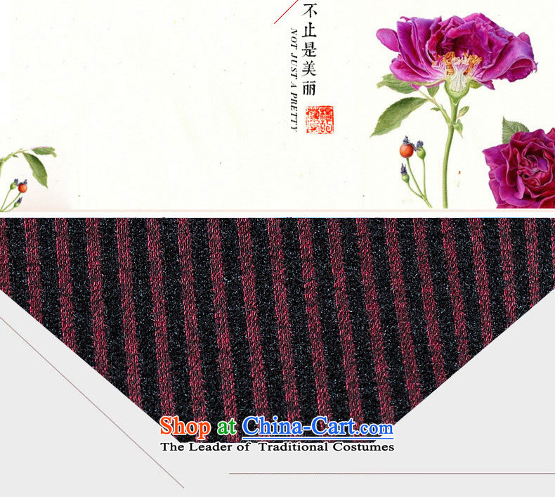 The cross-sa Initial 2015 autumn and winter knitted dresses improved qipao gross? skirt new 7 cuff streaks on the elderly in the qipao mother QD299 dark red L picture, prices, brand platters! The elections are supplied in the national character of distribution, so action, buy now enjoy more preferential! As soon as possible.