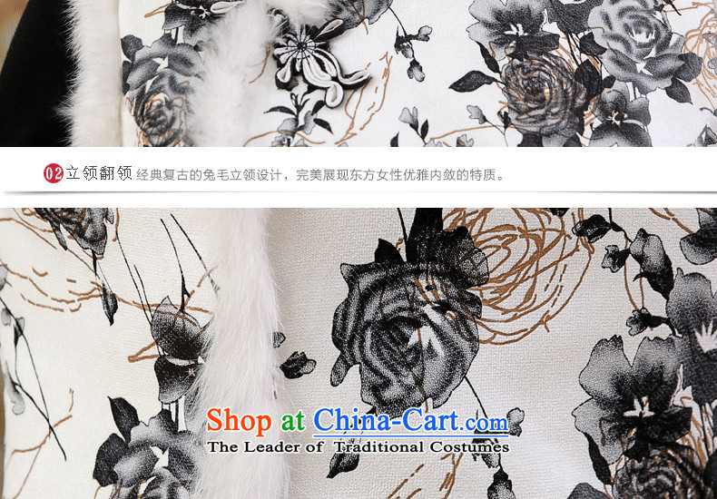 Qipao skirt Fashion 2015 autumn and winter improved gross for day-to-day new retro short of Sau San, a cotton dress female picture color pictures, prices, 3XL brand platters! The elections are supplied in the national character of distribution, so action, buy now enjoy more preferential! As soon as possible.