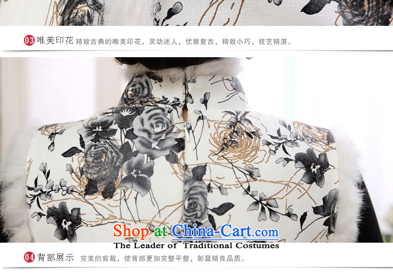 Qipao skirt Fashion 2015 autumn and winter improved gross for day-to-day new retro short of Sau San, a cotton dress female picture color pictures, prices, 3XL brand platters! The elections are supplied in the national character of distribution, so action, buy now enjoy more preferential! As soon as possible.