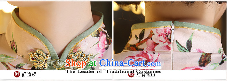 The gel Mui 2015 new 歆 of qipao autumn in long Stylish retro China wind cheongsam dress cheongsam dress ZA3C03 improved picture color pictures, prices, XL brand platters! The elections are supplied in the national character of distribution, so action, buy now enjoy more preferential! As soon as possible.