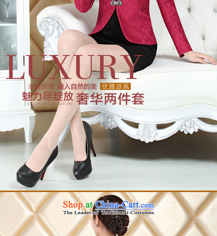 The elderly in the wedding dress Mother Superior Suite with autumn dresses large long-sleeved 2015 new wedding wedding photo color 4XL Photo, prices, brand platters! The elections are supplied in the national character of distribution, so action, buy now enjoy more preferential! As soon as possible.