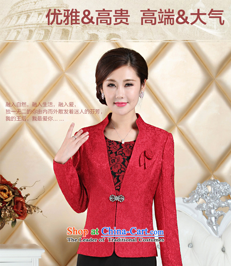 High Middle-aged mother wedding dress boxed kit wedding wedding large long-sleeved dresses with her mother-in autumn 2015 Red 4XL Photo, prices, brand platters! The elections are supplied in the national character of distribution, so action, buy now enjoy more preferential! As soon as possible.