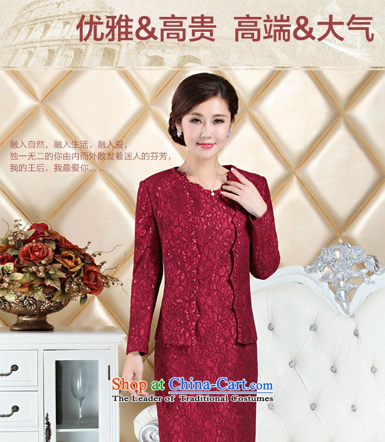 Replace high mother wedding dress in the autumn of older sets loaded long-sleeved wedding wedding dresses larger 2015 new picture color 4XL Photo, prices, brand platters! The elections are supplied in the national character of distribution, so action, buy now enjoy more preferential! As soon as possible.