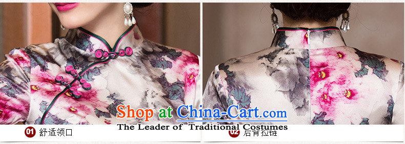 Yuan of the fog flower heavyweight Silk Cheongsam with improved cheongsam dress autumn new retro style, Ms. cuff cheongsam dress HY675A picture color pictures, prices, XXL brand platters! The elections are supplied in the national character of distribution, so action, buy now enjoy more preferential! As soon as possible.