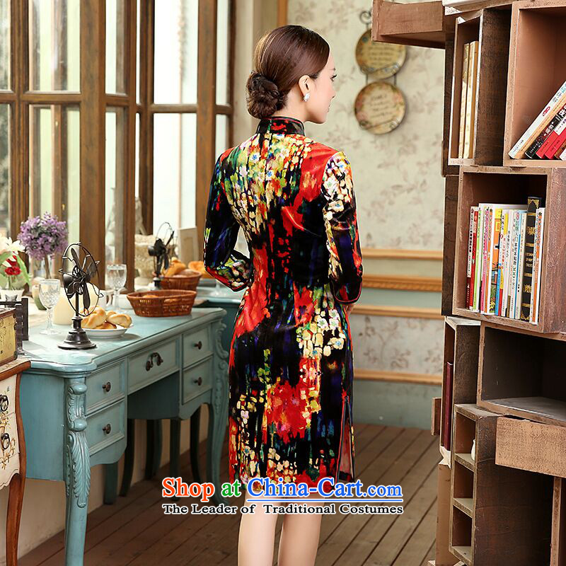 Take the new figure female elegant Stretch Wool Chinese enhancement of Sau San short sleeves in cheongsam dress Figure 2XL color pictures, prices, brand platters! The elections are supplied in the national character of distribution, so action, buy now enjoy more preferential! As soon as possible.