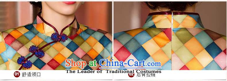 Mr Yuen so swing wooden 2015 retro heavyweight silk cheongsam dress autumn load improved new qipao herbs extract cheongsam dress in double HY657 cuff picture M picture, prices, brand platters! The elections are supplied in the national character of distribution, so action, buy now enjoy more preferential! As soon as possible.