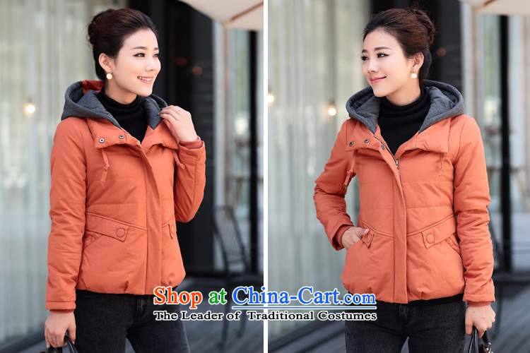 The Black Butterfly 2015 winter clothing new leisure large relaxd mother coat middle-aged female loaded with 30-40-year-old female wild cotton coat orange M picture, prices, brand platters! The elections are supplied in the national character of distribution, so action, buy now enjoy more preferential! As soon as possible.