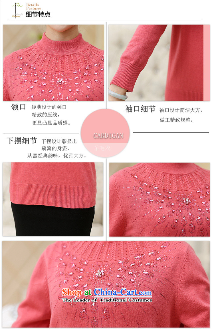 The fall of new, GENYARD2015 in older women in long-sleeved high collar middle-aged moms woolen knitted shirts and color 110 forming the picture, prices, brand platters! The elections are supplied in the national character of distribution, so action, buy now enjoy more preferential! As soon as possible.