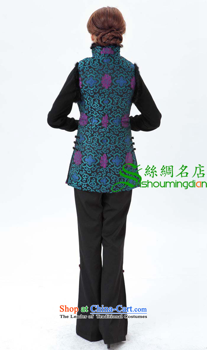 In the winter of older reinserted GENYARD cotton coat Tang Gown, a vest yi leisure rabbit hair cloak mother cotton vest mother blue XXL picture, prices, brand platters! The elections are supplied in the national character of distribution, so action, buy now enjoy more preferential! As soon as possible.