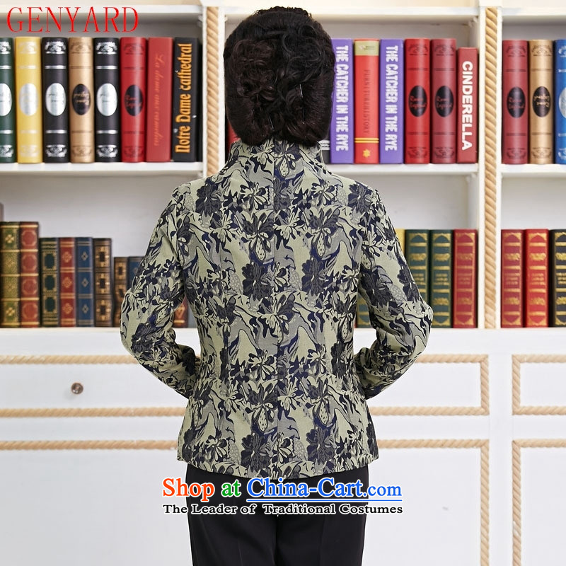 Replace the spring and autumn in GENYARD new president of ethnic Chinese Jacket coat Tang dynasty fashion during the spring and autumn he had lent 1.087 mother improved red XXXL,GENYARD,,, shopping on the Internet