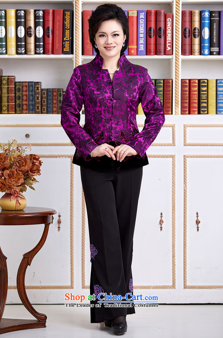 The elderly in new GENYARD female Chinese Tang blouses jacket festive Tang dynasty mother replacing invitation mother boxed purple M picture, prices, brand platters! The elections are supplied in the national character of distribution, so action, buy now enjoy more preferential! As soon as possible.