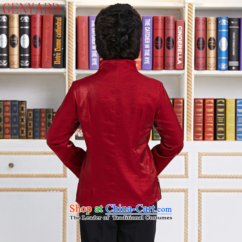 The elderly in the Chinese Tang GENYARD load improved quality assurance Tang Dynasty Chinese middle-aged moms Tang mother red XXXL,GENYARD,,, shopping on the Internet