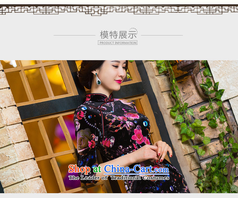 Yuan of water from 2015 retro scouring pads fitted autumn skirt qipao new improvement in both the mother qipao older cheongsam dress 7 Cuff QD297 SUIT L picture, prices, brand platters! The elections are supplied in the national character of distribution, so action, buy now enjoy more preferential! As soon as possible.
