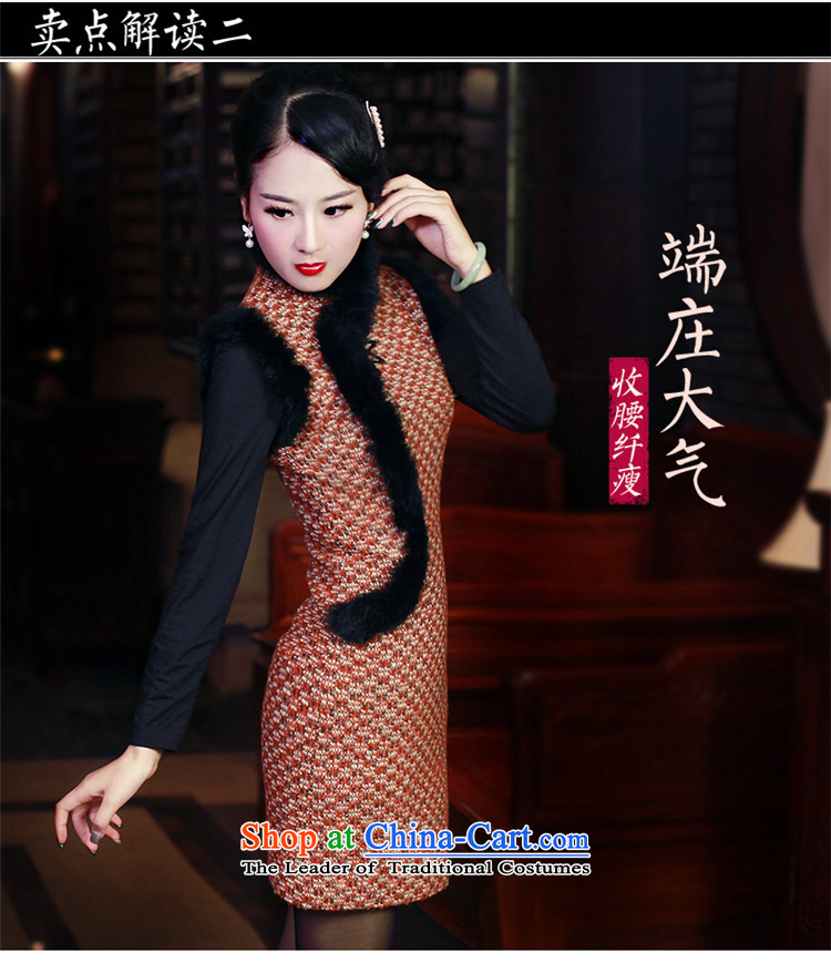 After a 2015 winter wind hair? dresses qipao rabbit hair for improved daily cheongsam dress retro 6001 6001 Orange S picture, prices, brand platters! The elections are supplied in the national character of distribution, so action, buy now enjoy more preferential! As soon as possible.