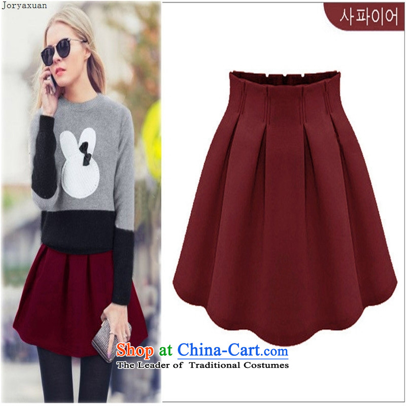 Web soft clothes 2015 autumn and winter new European and American Women's large Fat MM sweater kit to intensify the rabbit woolen sweater skirt kit sweater does not change color black skirt 3XL +4XL sweater or 5XL skirts, Zhou Xuan Ya (joryaxuan) , , , sh