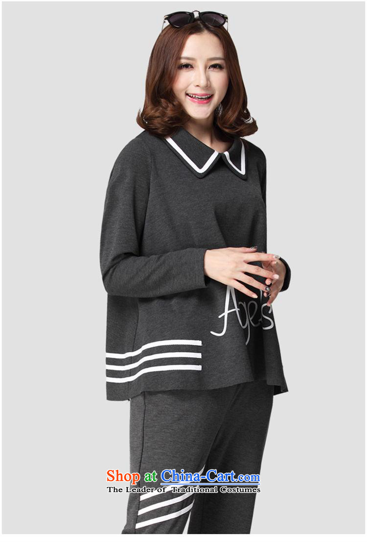 Web soft clothes 5032 XL Kit Fat MM Fall/Winter Collections 2015 long-sleeved blouses and loose trousers movement casual wear large gray code 3XL picture, prices, brand platters! The elections are supplied in the national character of distribution, so action, buy now enjoy more preferential! As soon as possible.