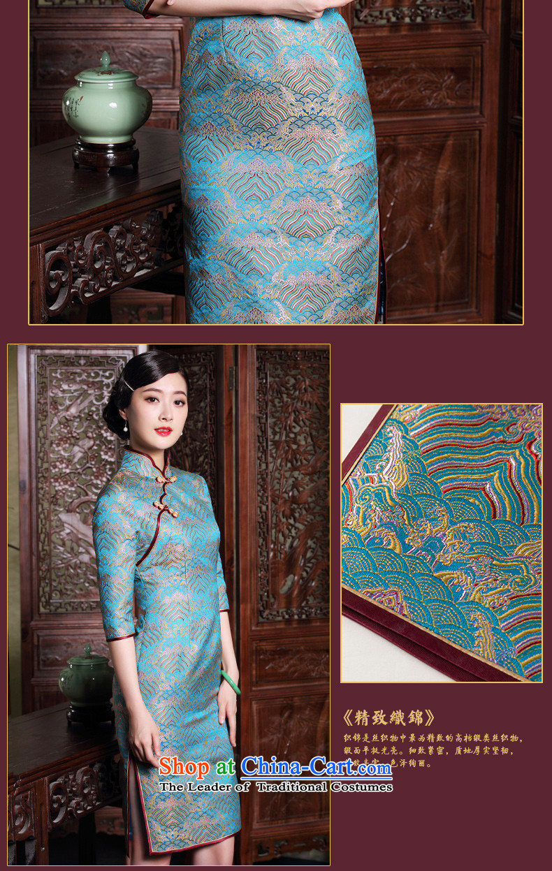 Seal of new Fall 2015 retro 7 cuff improved cheongsam dress short daily Ms. tapestries dresses picture color L 10 days pre-sale prices, pictures, brand platters! The elections are supplied in the national character of distribution, so action, buy now enjoy more preferential! As soon as possible.