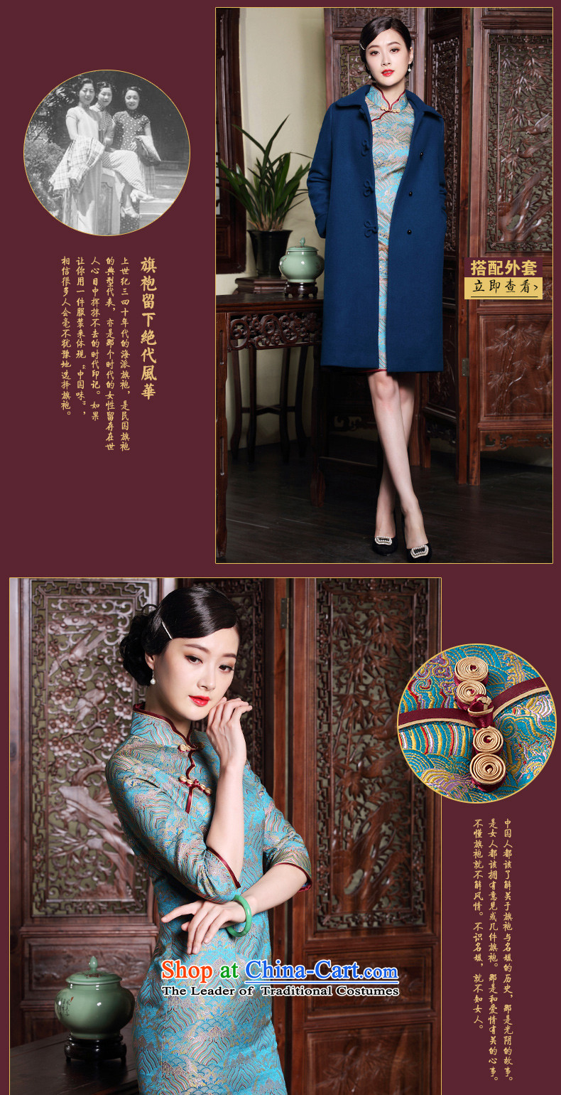 Seal of new Fall 2015 retro 7 cuff improved cheongsam dress short daily Ms. tapestries dresses picture color L 10 days pre-sale prices, pictures, brand platters! The elections are supplied in the national character of distribution, so action, buy now enjoy more preferential! As soon as possible.