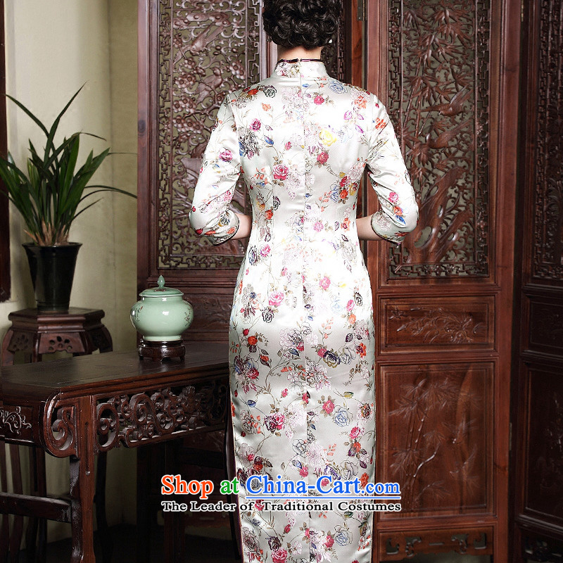 The Seal of autumn and winter new brocade coverlets improvement long qipao stamp retro 7 Ms. cuff dresses dress suit XXXL pre-sale 20 days, and seal of , , , shopping on the Internet