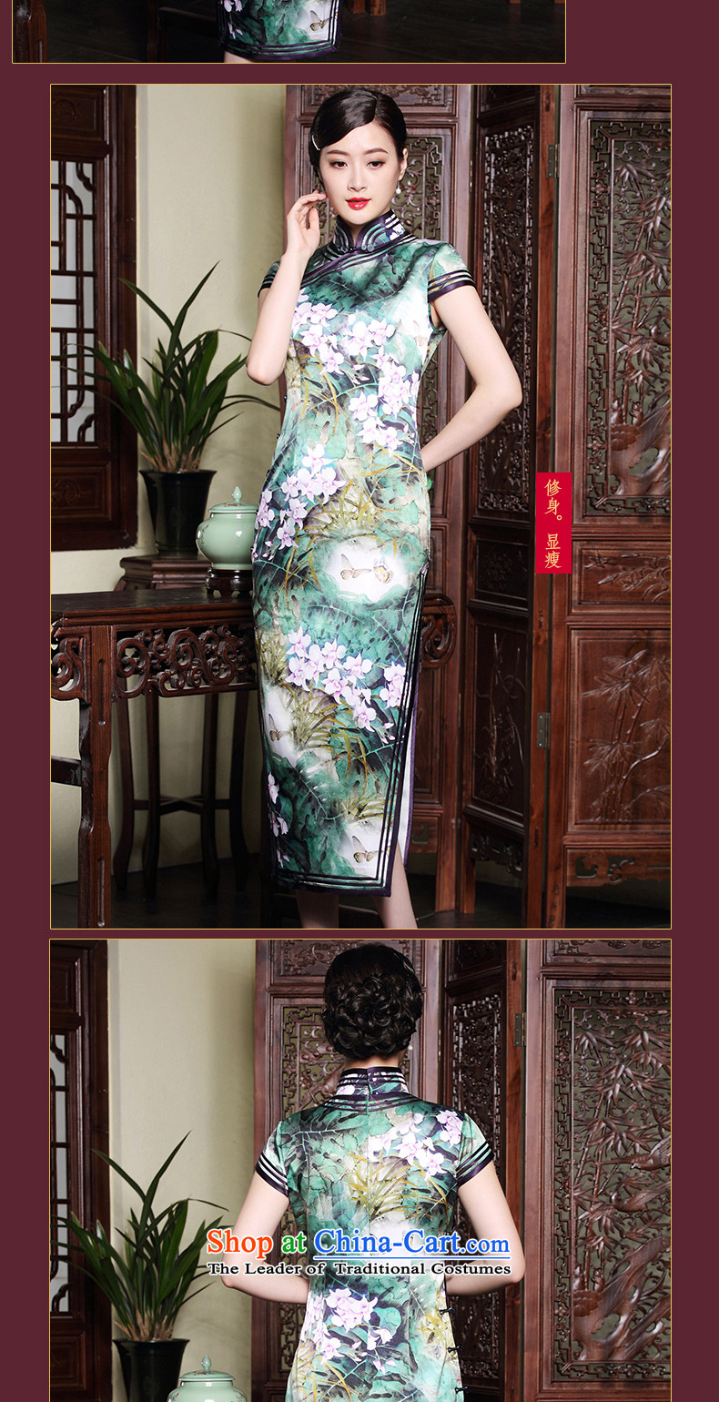 The fall of the new seal heavyweight Silk Cheongsam elegance in long retro herbs extract Ms. stamp skirt Suit M 15 days pre-sale prices, pictures, brand platters! The elections are supplied in the national character of distribution, so action, buy now enjoy more preferential! As soon as possible.