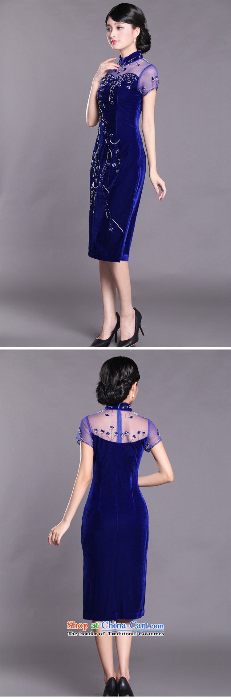 Joe was aristocratic Kim Choo skirt gathering scouring pads cheongsam dress in long SRDZ007 purple short-sleeved S picture, prices, brand platters! The elections are supplied in the national character of distribution, so action, buy now enjoy more preferential! As soon as possible.
