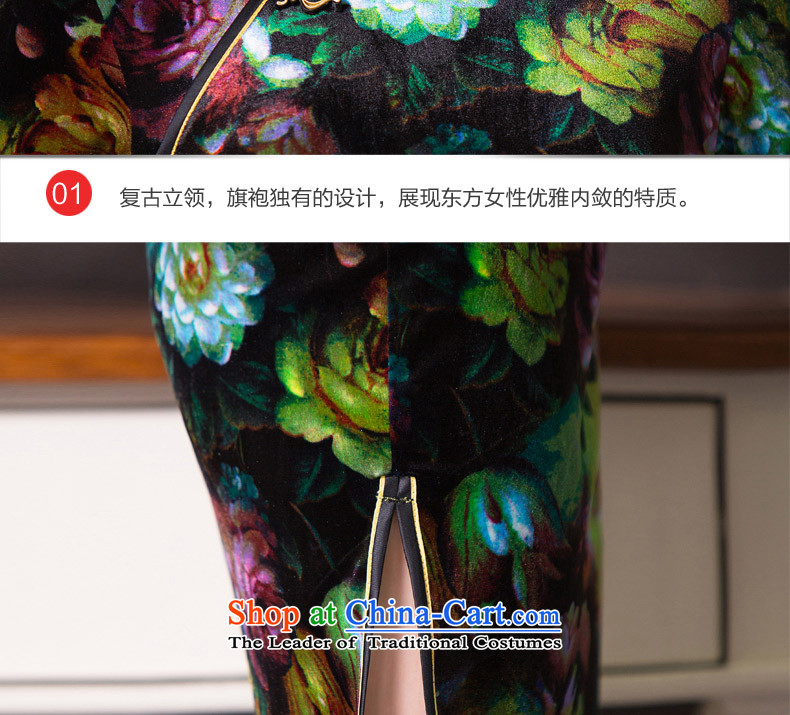The wedding-dress wedding autumn 2015 New Sau San Kim scouring pads cheongsam dress in mother older dresses picture color L pictures President, prices, brand platters! The elections are supplied in the national character of distribution, so action, buy now enjoy more preferential! As soon as possible.