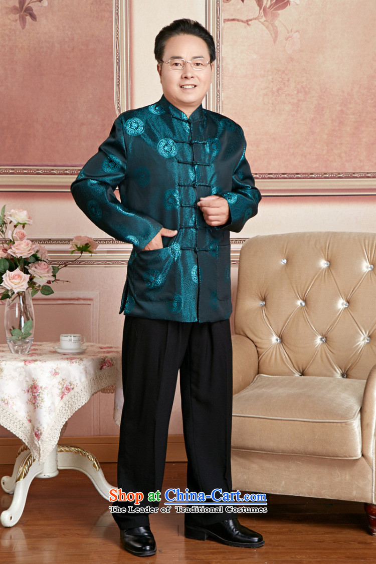 To reach the best of older women and men in Tang Dynasty Mock-neck manually load couples tie autumn and winter female Tang Dynasty made wedding jacket cotton coat 2509-5 men) 2XL pictures, thick price, brand platters! The elections are supplied in the national character of distribution, so action, buy now enjoy more preferential! As soon as possible.