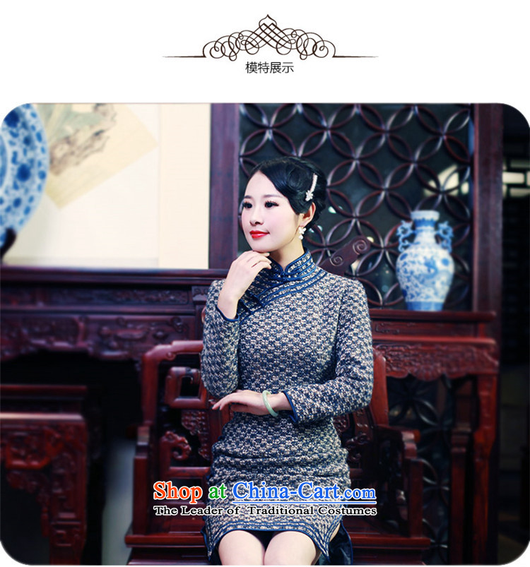 After a 2015 Fall/Winter Collections in the new Republic of Korea wind daily retro improved gross? long-sleeved cheongsam dress 6005 6006 orange M picture, prices, brand platters! The elections are supplied in the national character of distribution, so action, buy now enjoy more preferential! As soon as possible.