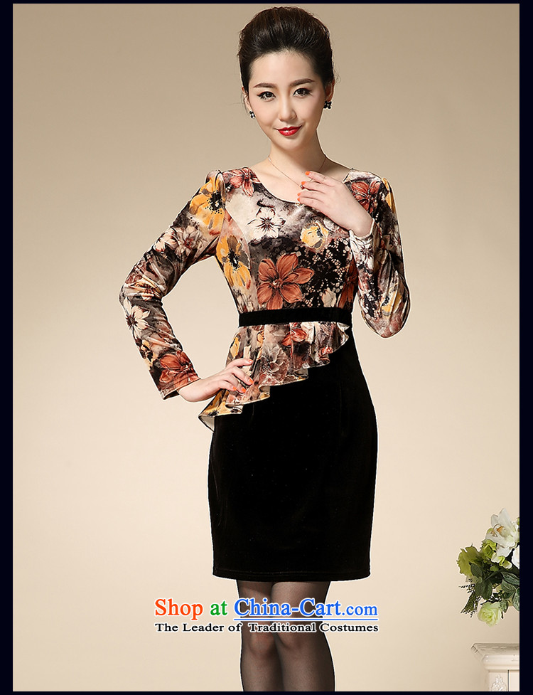 The Black Butterfly 2015 new moms with pockets of wool and video thin Sau San long-sleeved temperament larger dresses direct consumer yellow XXL picture, prices, brand platters! The elections are supplied in the national character of distribution, so action, buy now enjoy more preferential! As soon as possible.