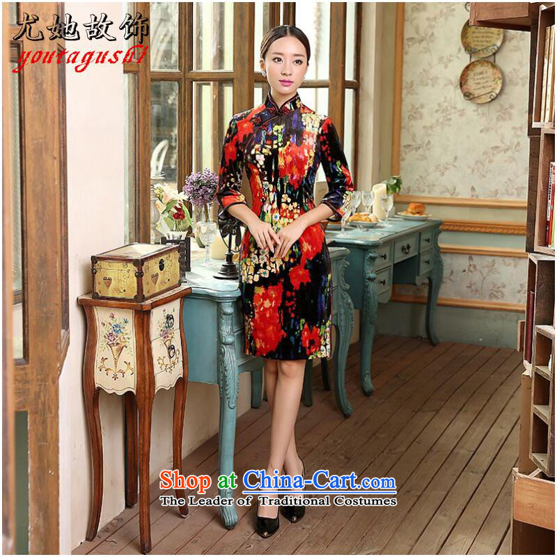 She was particularly international women's dresses Stretch Wool Chinese enhancement of Sau San short wedding dresses in cuff dresses Figure Color S, she was particularly international shopping on the Internet has been pressed.