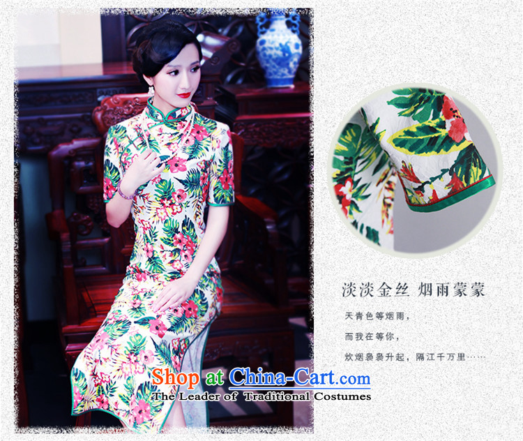 After the fall of 2015, the Wind new long high in the forklift truck cuff sexy qipao retro improved long cheongsam dress 5415 5415 suit XXL picture, prices, brand platters! The elections are supplied in the national character of distribution, so action, buy now enjoy more preferential! As soon as possible.