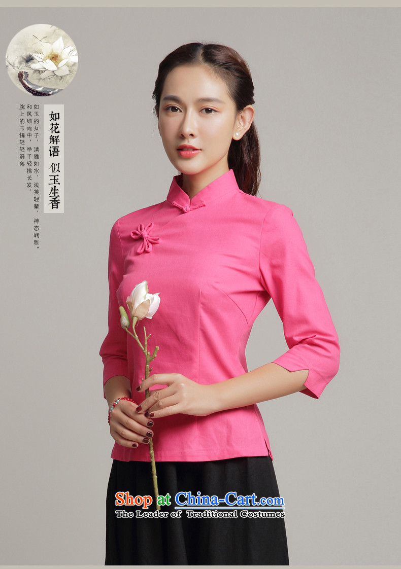 Load the autumn Fung migratory 7475 new cotton linen clothes retro style qipao long-sleeved T-shirt DQ15227 cotton linen Chinese Blue M picture, prices, brand platters! The elections are supplied in the national character of distribution, so action, buy now enjoy more preferential! As soon as possible.